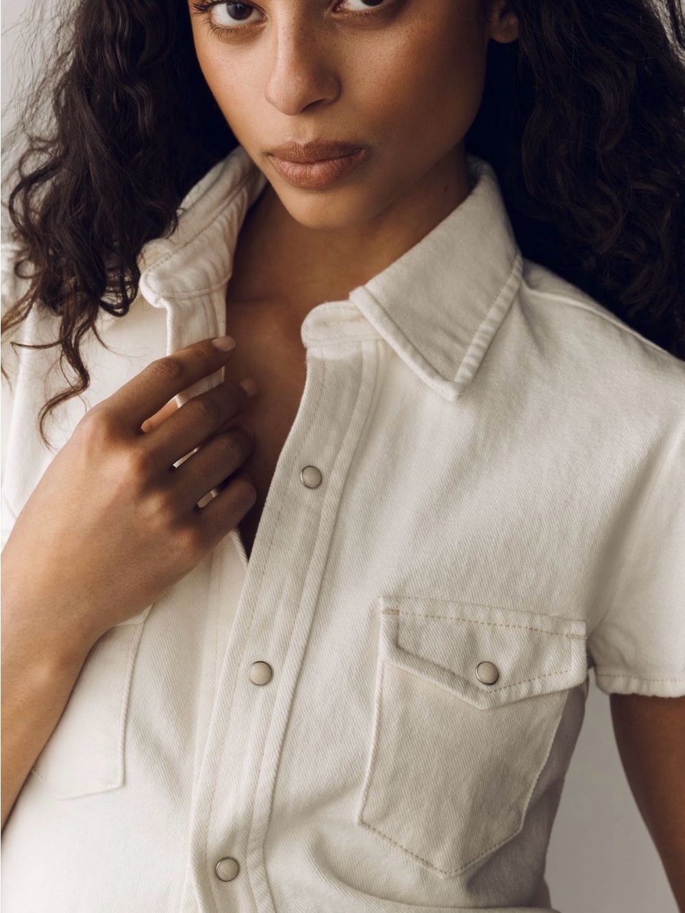 Anthropologie Scotch & Soda Cap Sleeve Fitted Top - Picture 4 of 16